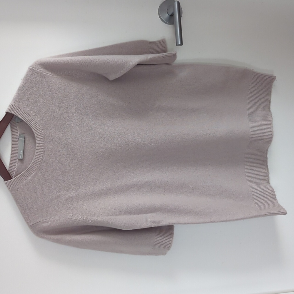 Vince Women's Lilac Crewneck Sweater 100% Cashmere Tunic